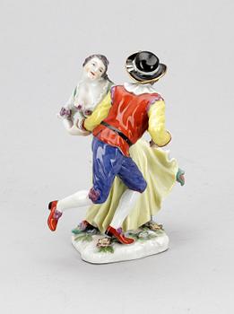 FIGURIN, porslin. Meissen, 1920-tal.