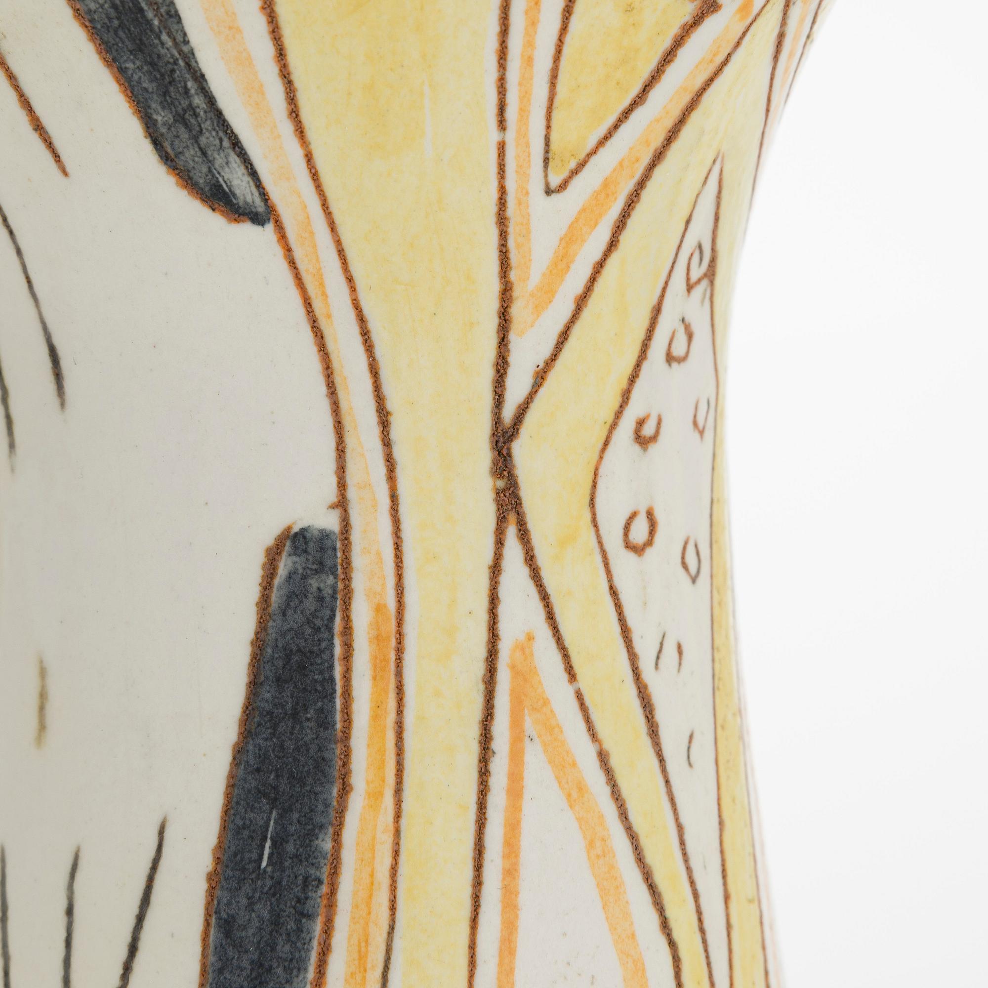 Birger Kaipiainen, kanna, stengods, signerad Kaipiainen.