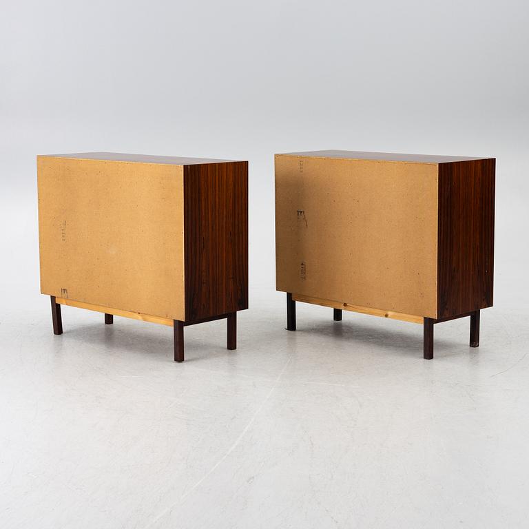 Four cabinets, Scandinavia, 1970s.