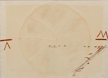 ANTONI TÀPIES, färgetsning, signerad och numrerad 66/75.