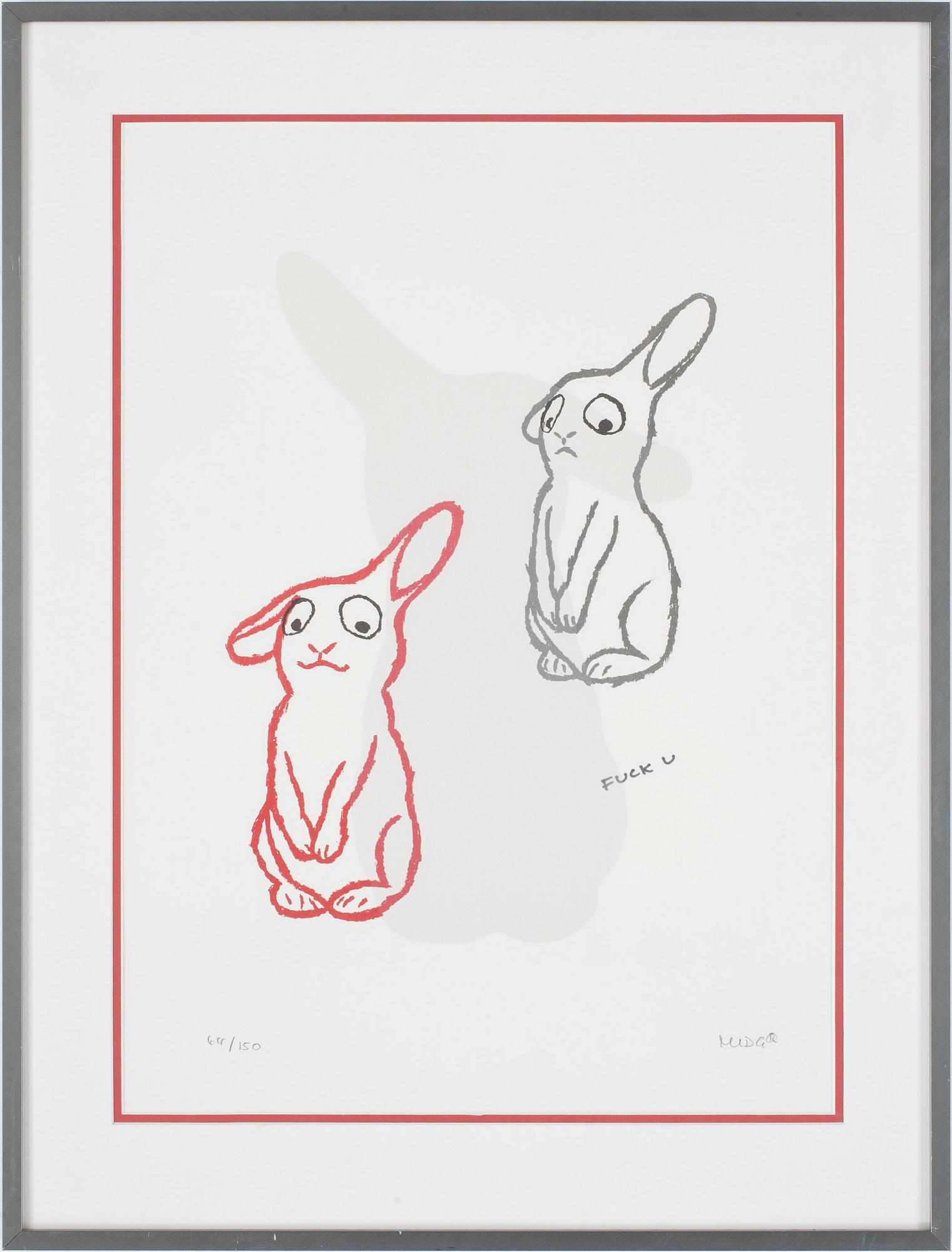 MARIANNE LINDBERG DE GEER, färglitografi, signerad och numrerad 64/150.