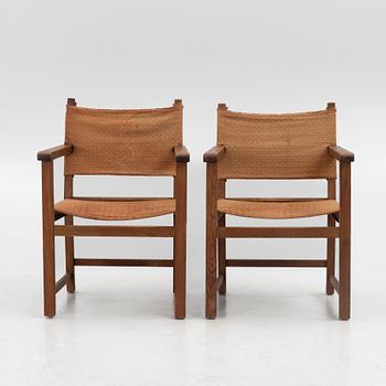 A pair of Swedish Modern armchairs, 1930s.