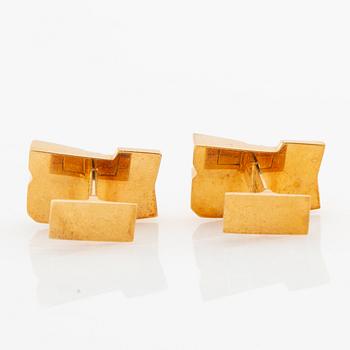 Björn Weckström, Cufflinks 18K gold, Lapponia.