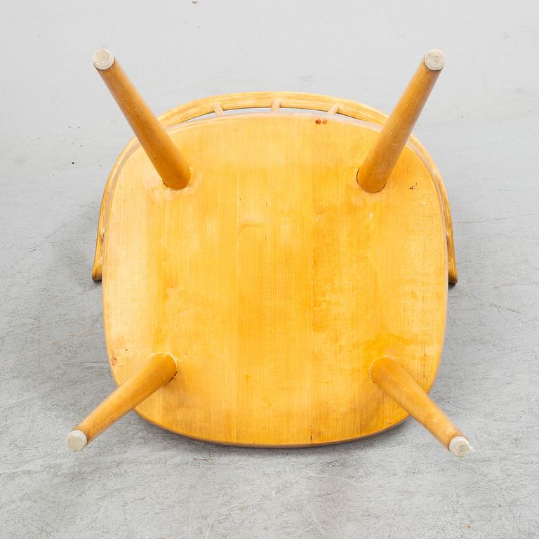 YNGVE EKSTRÖM, six 'Smålan' birch chairs.
