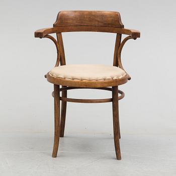 An early 20th century Thonet chair.