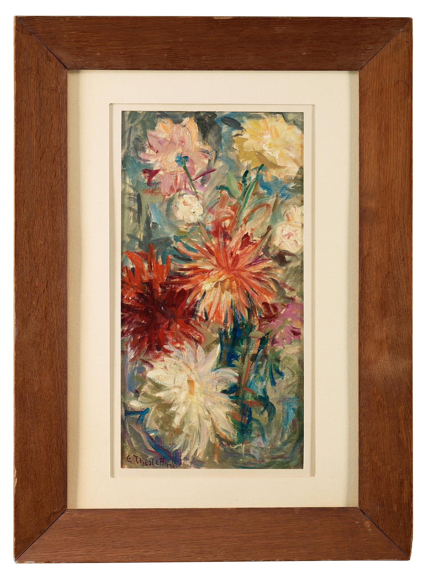 ELLEN THESLEFF, oil on canvas laid down on paper-panel, signed E. Thesleff and dated 1943.