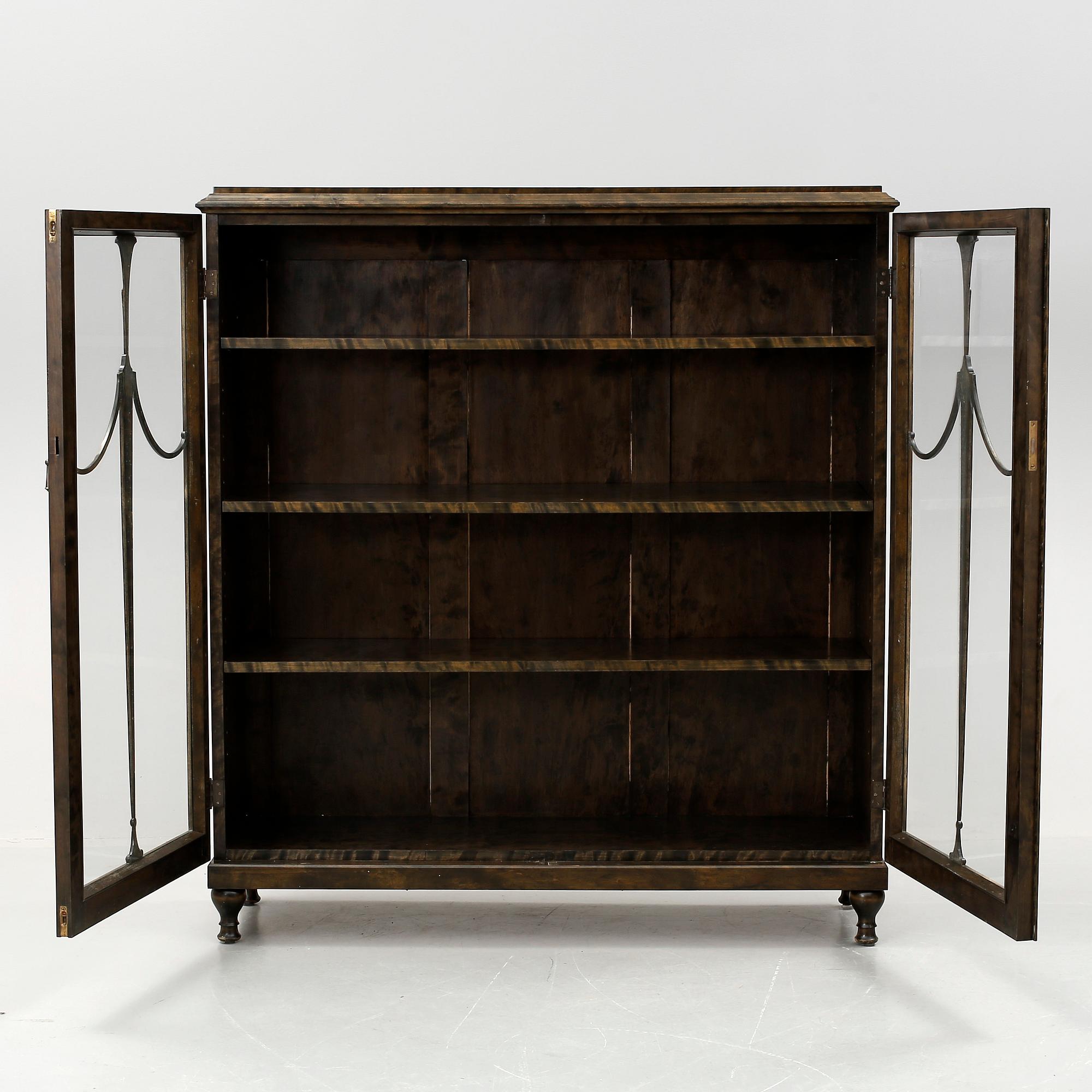 BOKSKÅP, art deco, 1930/40-tal.