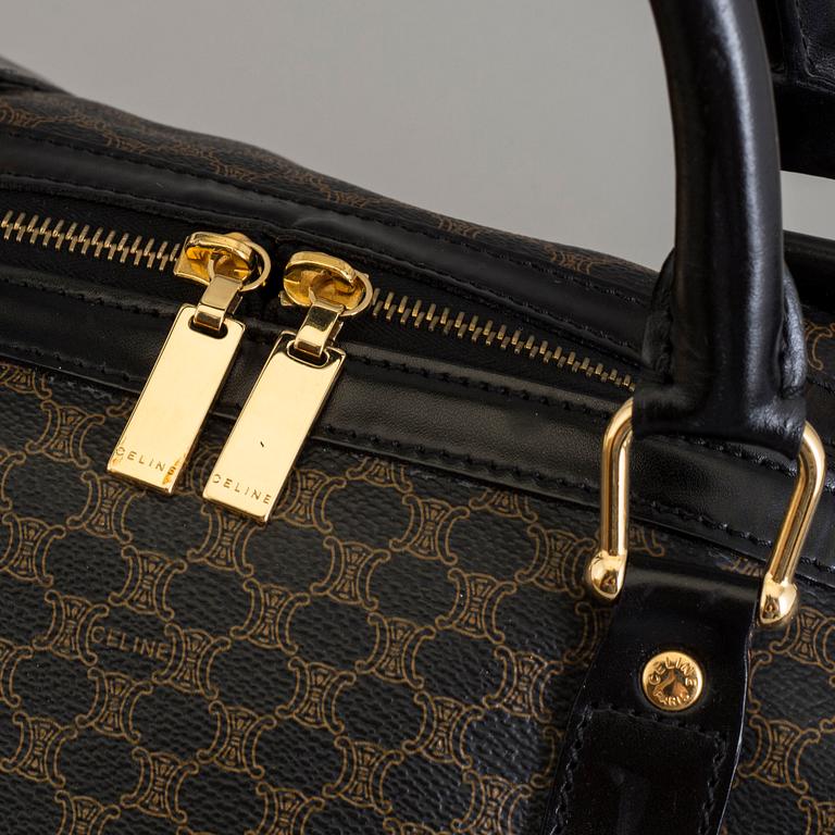 a CÉLINE weekend bag.