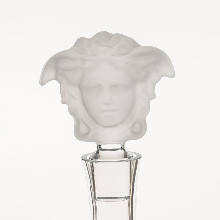 A "Medusa Lumiere" decanter, Rosenthal for Versace.