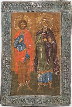 A Russian Icon, late 19th century.