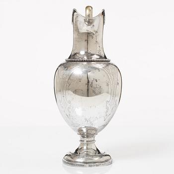 A silver claret jug, David Andersen, Norway, early 20th Century.