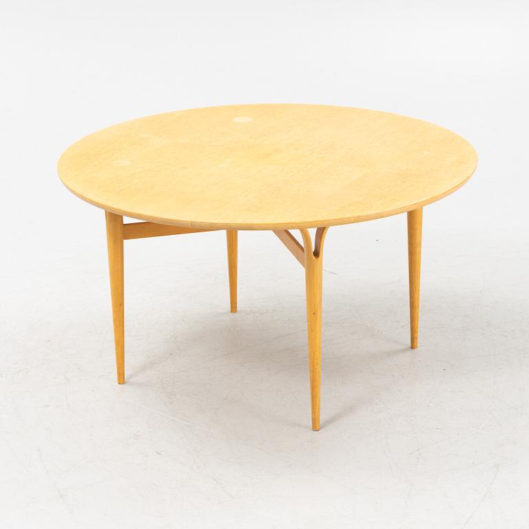 Bruno Mathsson & Piet Hein, a 'Supercirkel' coffee table, Firma Karl Mathsson, mid/second half of the 20th century.