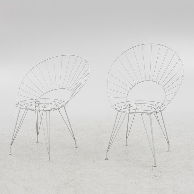 Yngve Ekström, a pair of "Desirée" chairs, Sweden, 1950's.