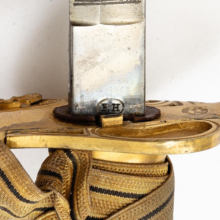 A Swedish naval officer's sword 1878 pattern.