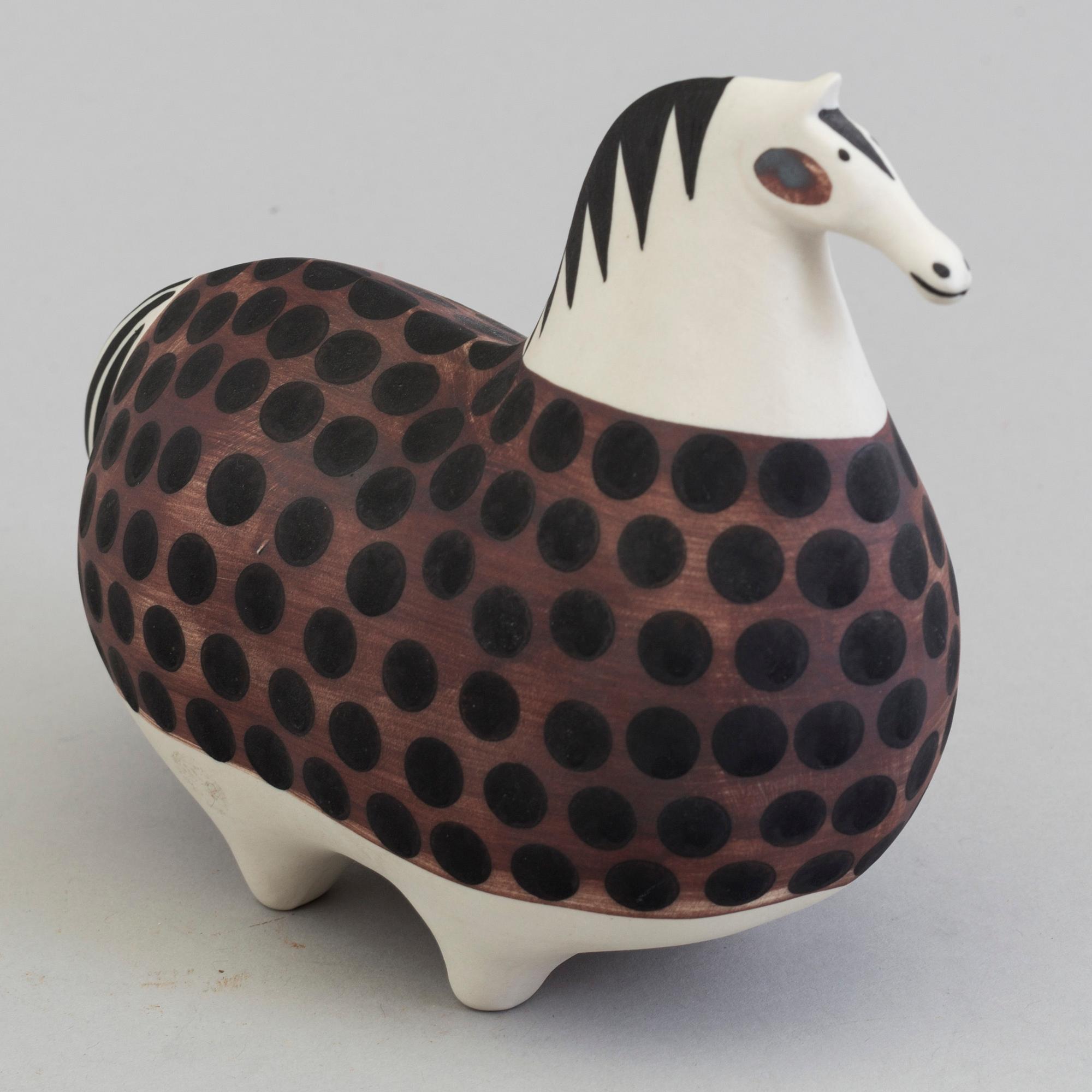 A stoneware figurine by Stig Lindberg for Gustavsberg studio 1952-72.