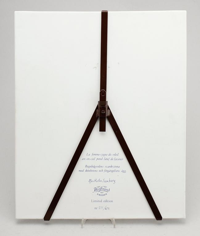 MAX WALTER SVANBERG, väggplatta, porslin, Rörstrand.