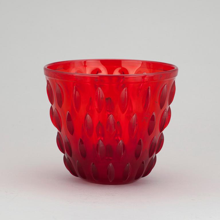 ARTHUR PERCY, Gullaskruf, "Ellips", Arthur Percy, Gullaskruf, 1950-/60-tal. Vas/skål, glas.