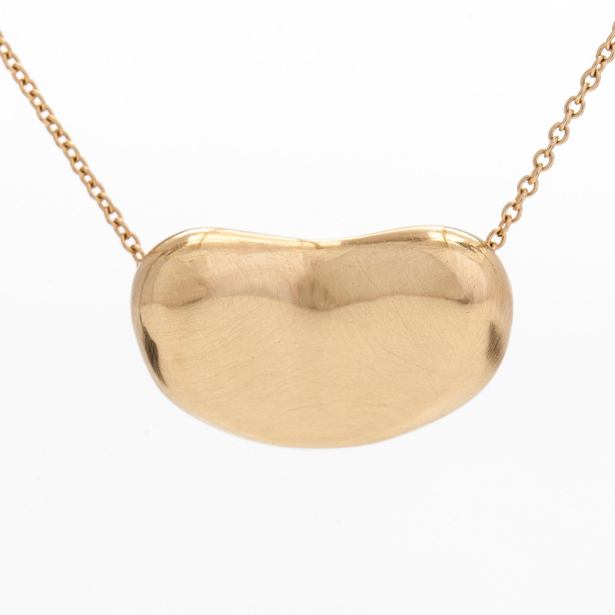 Tiffany & Co, Elsa Peretti, necklace, "Bean", 18K gold.
