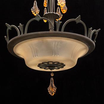 A 1920s ceiling light.