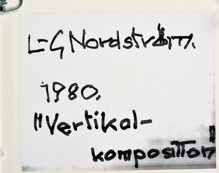 Lars-Gunnar Nordström, VERTICAL COMPOSITION.