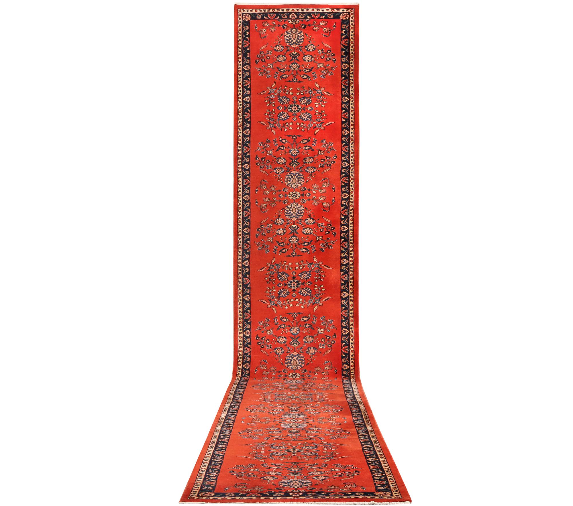 Gallerimatta, Sarouk, ca 632 x 90 cm.
