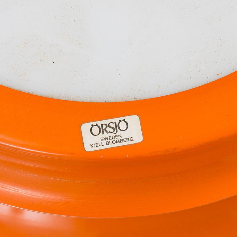 A ceiling lamp by Kjell Blomberg, Örsjö Belysning, 1970´s.