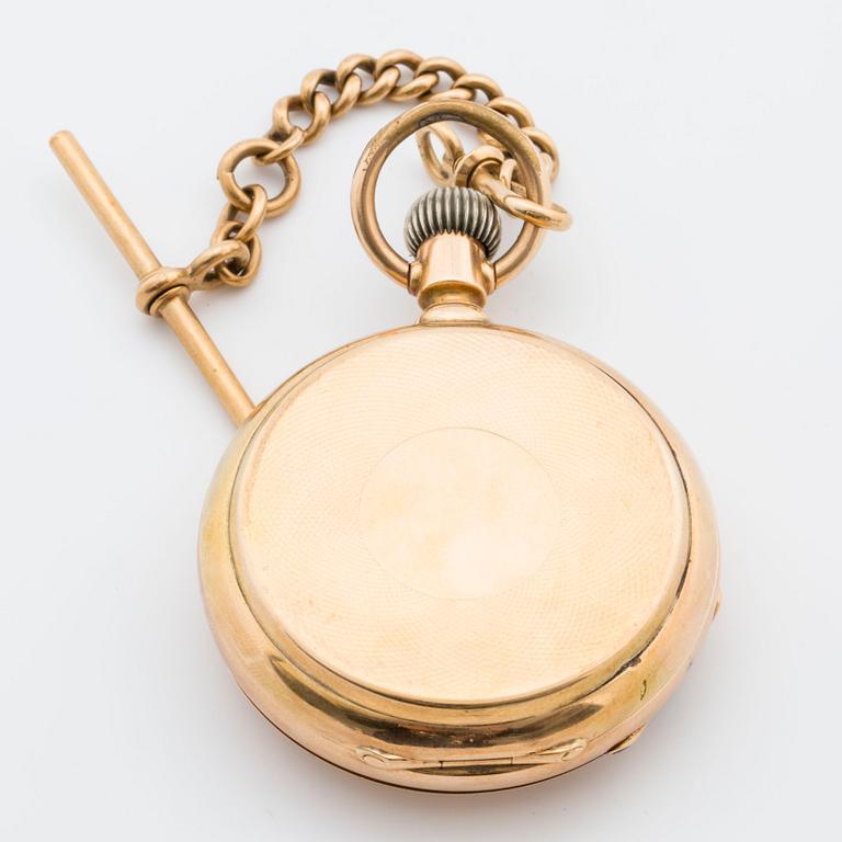 EMILE RICHARD LOCLE, pocketwatch, 54 mm, hunting case,