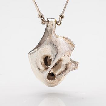 Björn Weckström, "Augria", a sterling silver necklace. Lapponia 1977.