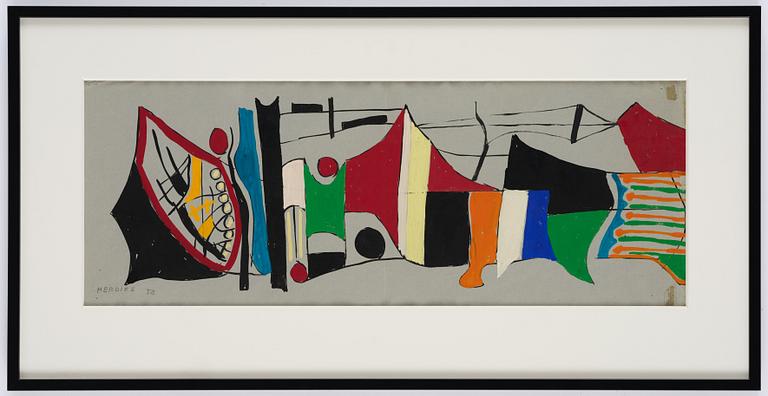 Olivier Herdies, "Peinture Mural II".