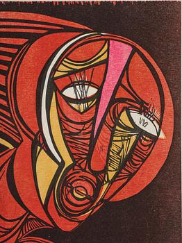 Cecil Skotnes, Untitled from: "Hommage aux Prix Nobel" (The Nobel Prize Portfolio).