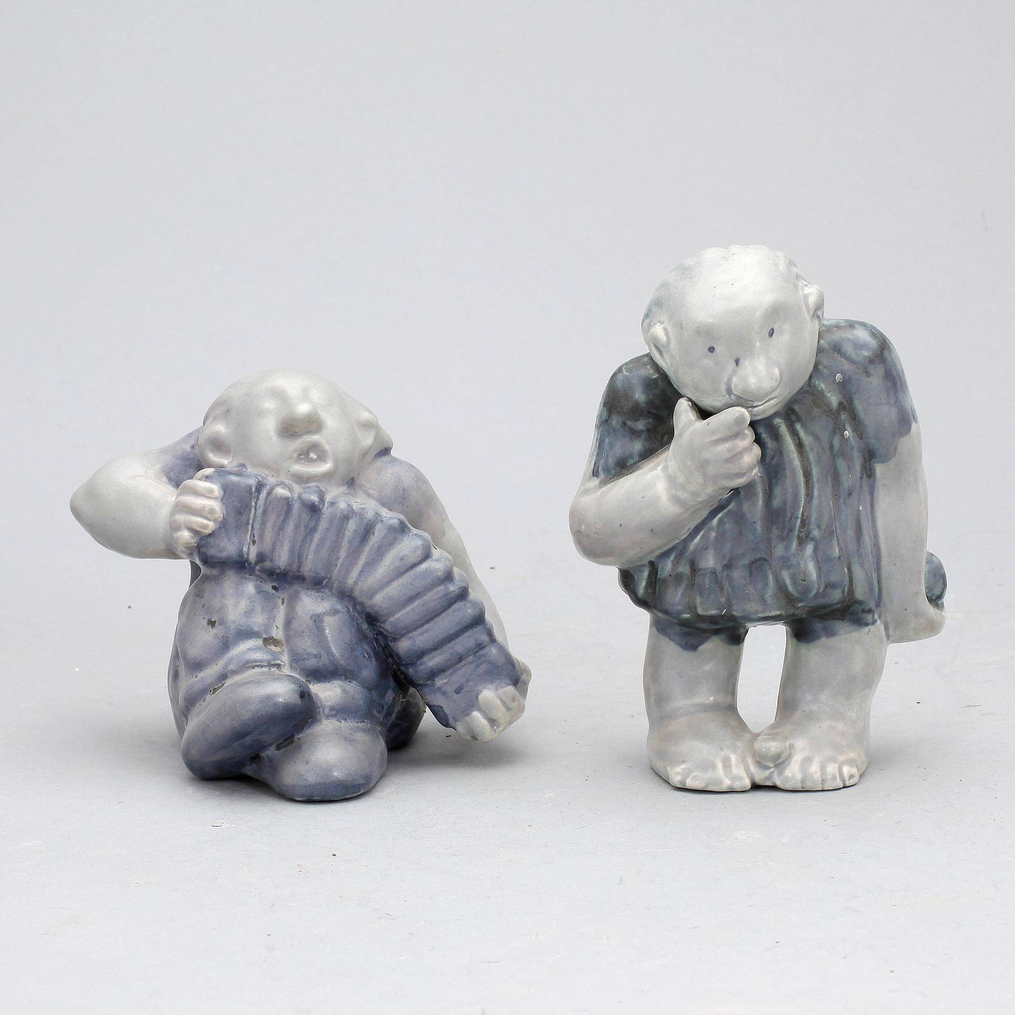FIGURINER, 2st, keramik, Åke Holm.