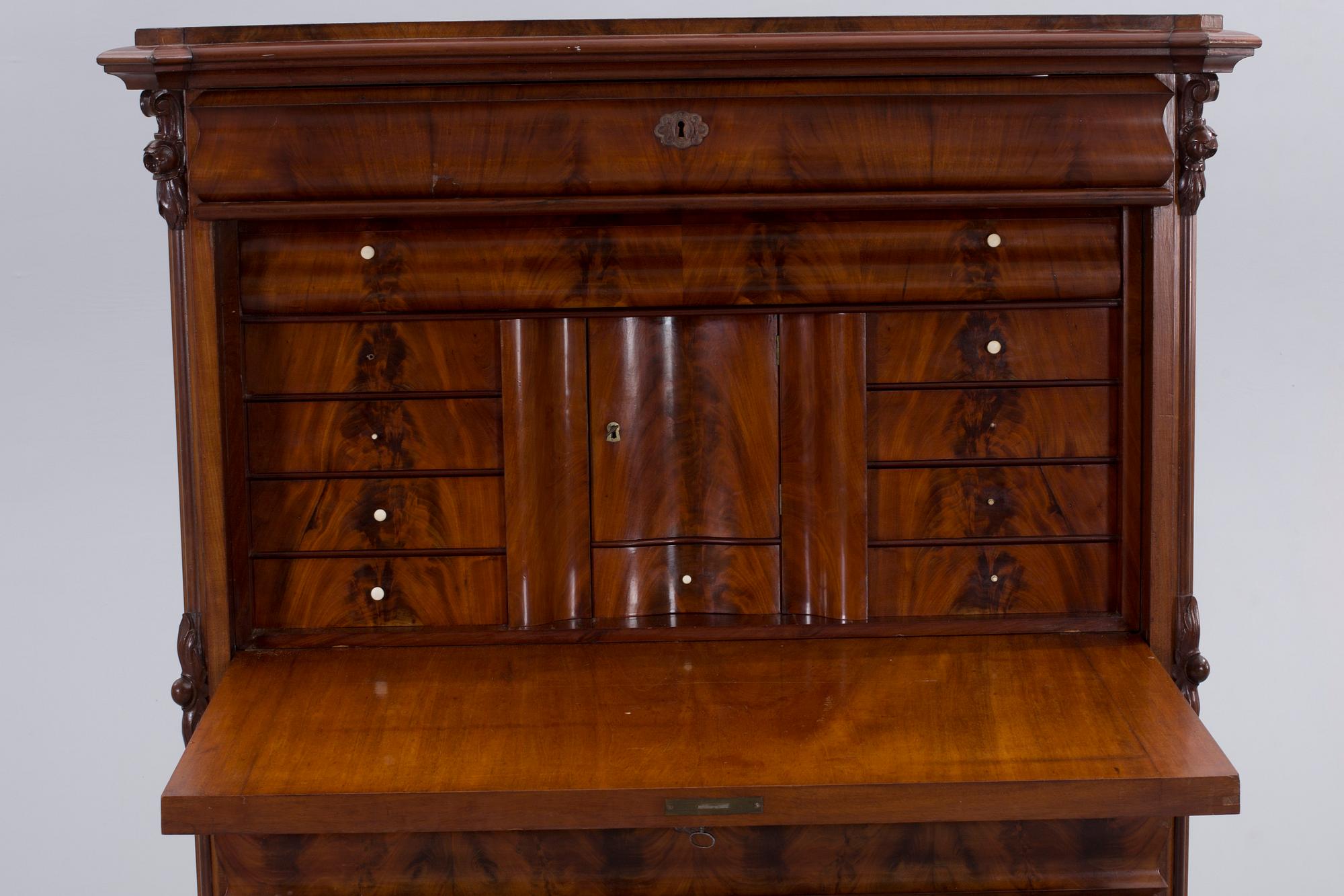 A 19th century secretaire.