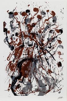 Arman (Armand Pierre Fernandez), Folder, 3 sheets, "Trio A Cordes".