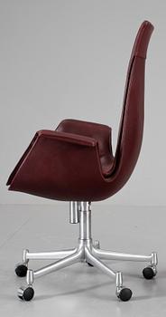 SKRIVBORDSSTOL, "Tulip", Preben Fabricius & Jørgen Kastholm, Kill International, Tyskland. 1960-70-tal.