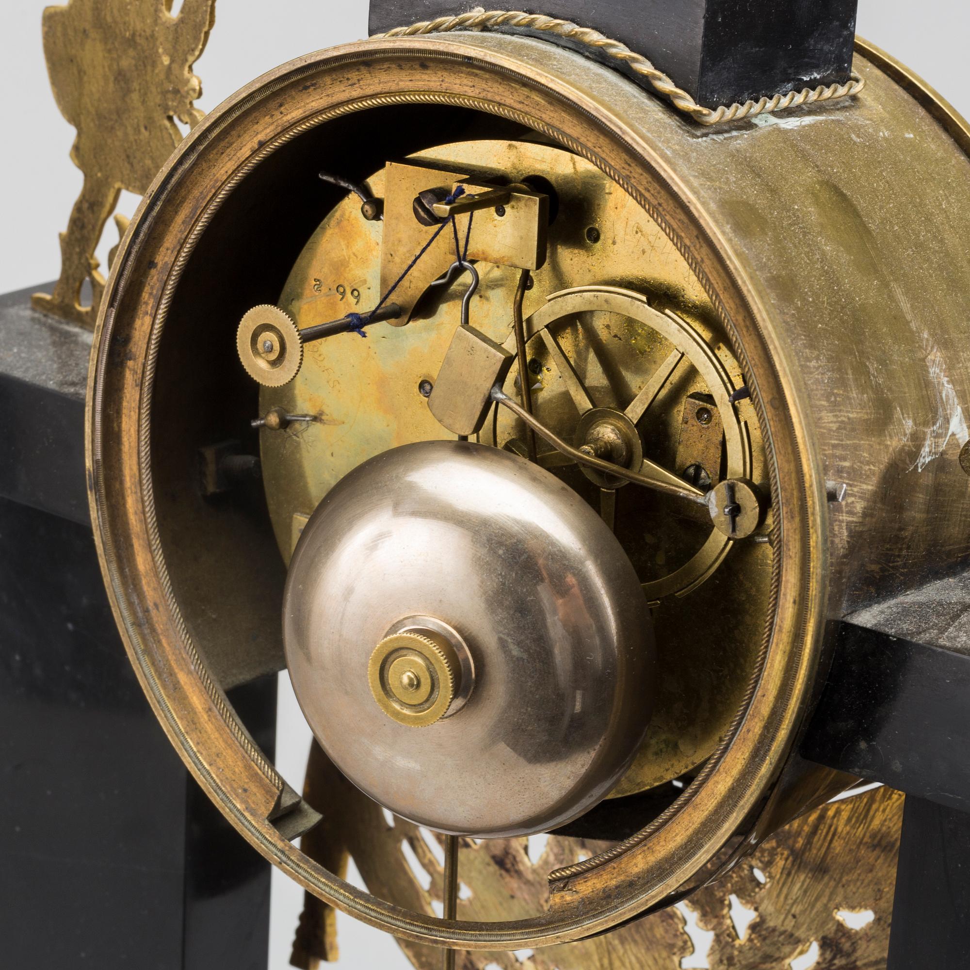 A mantle clock France, 19th century,