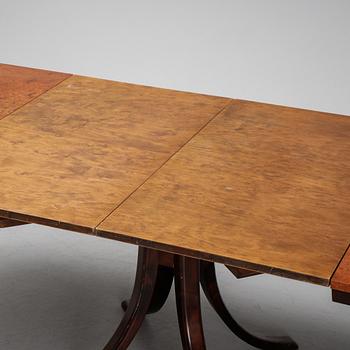 Axel Einar Hjorth, A root veneered dining table, Nordiska Kompaniet, 1938.