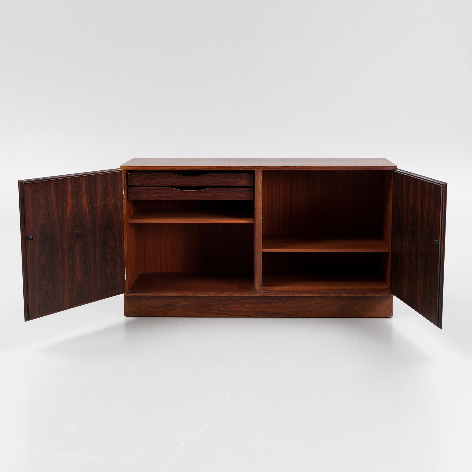 A rosewood veneered sideboard, Scandinavia, 1960's/70's.