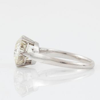 RING med gammalslipad diamant ca 2.50 ct, kvalitet ca M-N/VVS.