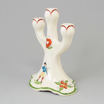 KANDELABER, "Daladansen", Rörstrand, jugend, 1900-talets början.