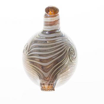 FIGURIN, glas, signerad Oiva Toikka, Nuutajärvi Notsjö.