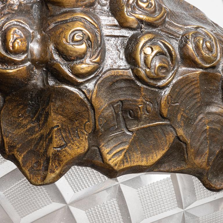 Alice Nordin, ceiling lamp, Jugend, Böhlmarks, early 20th century.