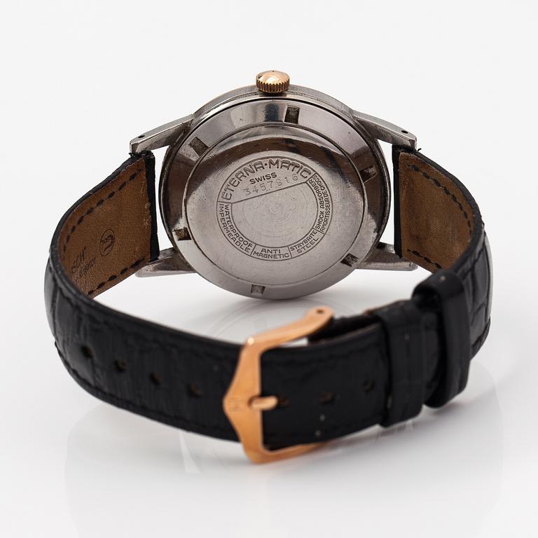 Eterna matic, wristwatch, 34 mm.