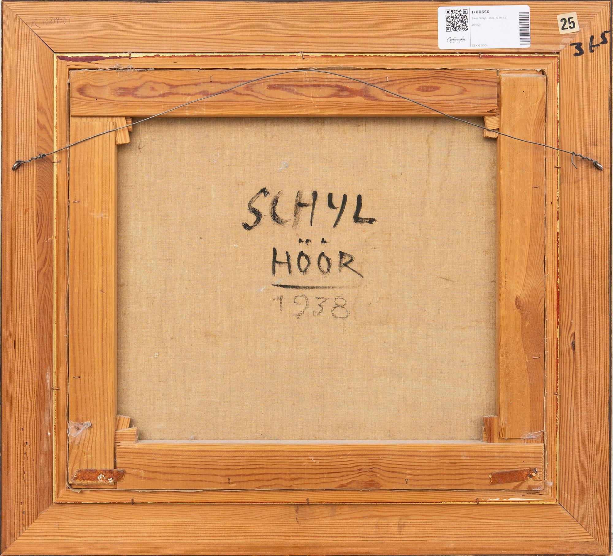 Jules Schyl, Höör, 1938.