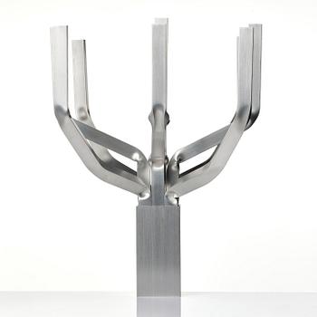 David Taylor, a unique "Aluminium Candelabra 9", Studio Mellösaverken, Sweden, 2022.