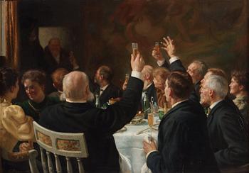 390. Emil Lindgren, "Middagsbordet" (The Dinner Table).