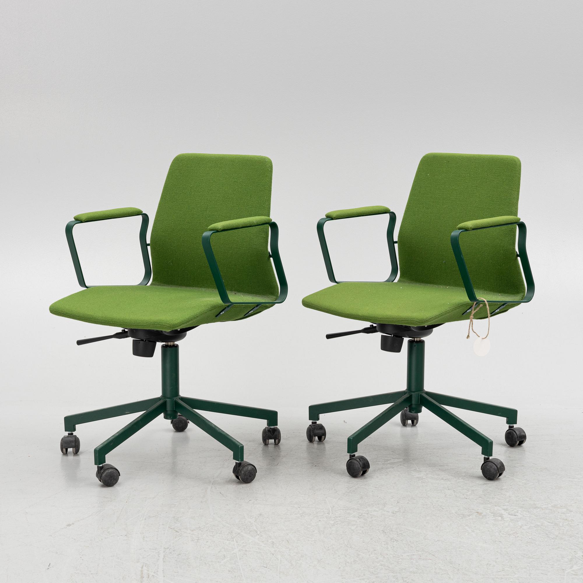 Alexander Lervik, karmstolar, 6 st, "Pilot", Johanson Design.