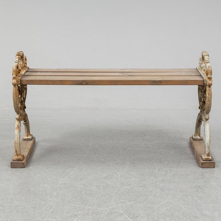A first half of 20th century garden sofa.
