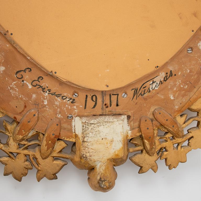 A Gustavian Style Mirror, early 20th century.
