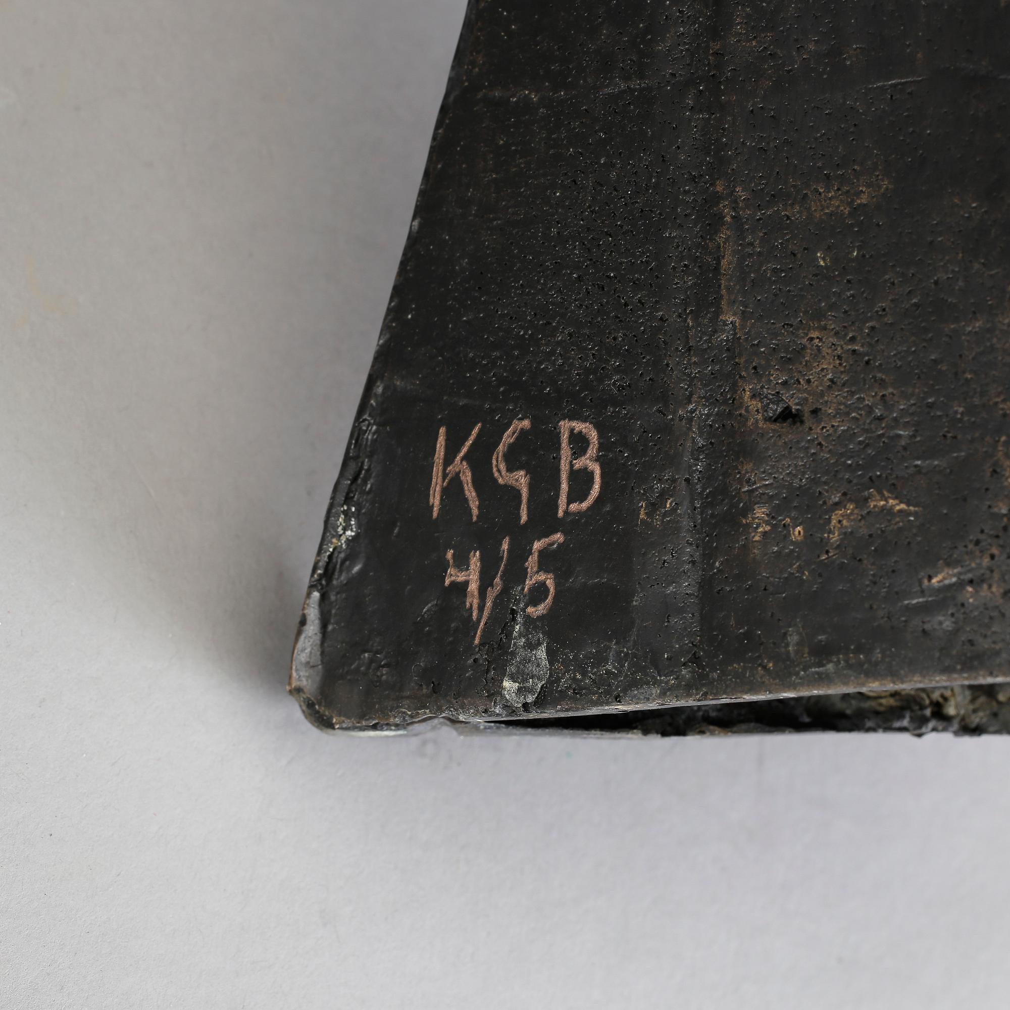 KG BEJEMARK, skulptur, signerad och numrerad 4/5.