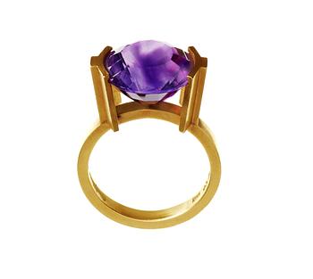 554. Wiwen Nilsson, A Wiwen Nilsson 18k gold ring, Lund 1966,